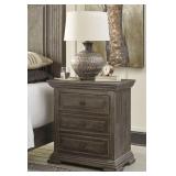 Ashley B813 Wyndahi Large 3 Drawer Night Stand