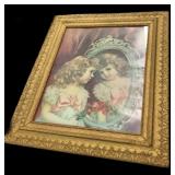 23 x 26.5 Gold Framed Estate Print