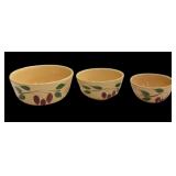 (3) Pc Watt Bowl Set