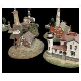 (9) Danbury Mint Lighthouses & More