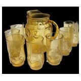 Pitcher & 10 Glasses