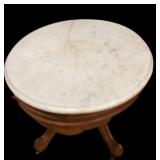 Marble Top Table (Cracked)