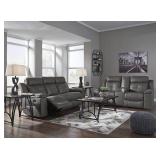 Ashley 86705 Jesolo Gray DBL REC Sofa & Love Seat