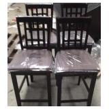 (4)PCS Bar Height Chairs