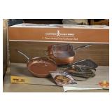 7 Pc Heavy Duty Copper Cookware