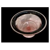 5 x 8.5 Pink Depression Bowl w