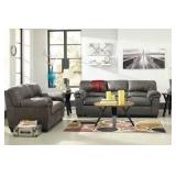 Ashley 12001 Bladen Slate Sofa & Love Seat