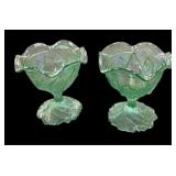 (2) Imperial Glass Candy Dishes