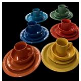 23 Pc Colorful Dishes