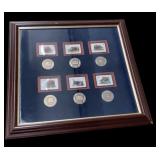 World Slam Framed Stamp Collection