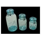 (3) Ball Mason Jars
