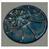 Carnival Glass Deviled Egg Dish