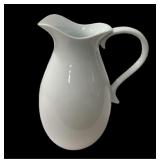 Ironstone White Pitcher