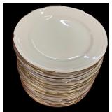 (18) Sterling USA Plates, 8 Cups & (3) Creamers