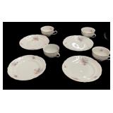 (4) German Desert Plates & Cups