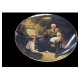 (4) Edwin Knowles Norman Rockwell Plates