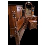 Q Pennsylvania House  Bed, Dresser, Armoire &