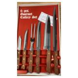 New 6 Pc Stainless Knife Set w