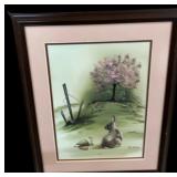 Framed Bunny Rabbit Print