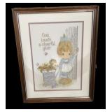 15x20 God Loves A Cheerful Giver Framed