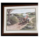 Connie McDonald Framed Picture 22x26