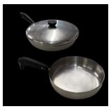 2 Pc Copper Bottom Skillets