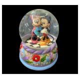 Walt Disney Mickey & Minnie Dancing Snow Globe
