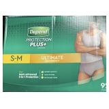 92 Count Depend Protection Plus S-M 3-1