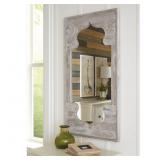 Ashley XX-Large 48" Antique White Farmhouse Mirror