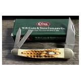 Case XX Honey Brown Bone Seahorse Whittler