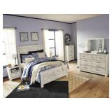 King - Ashley B331 Bellaby Whitewash 5 pc Bedroom