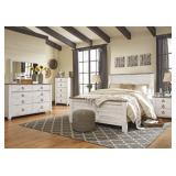 Full - Ashley B267 Willowton 5 pc Bedroom Suite