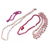 Estate Pink Necklaces