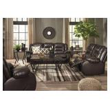 Ashley 79307 DBL Reclining Sofa & Love Seat