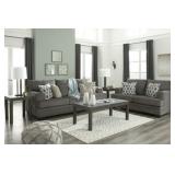 Ashley 77204 Slate 92" Sofa & Love Seat