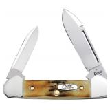 2021 Case XX Stag Handle Butterbean Pocket Knife