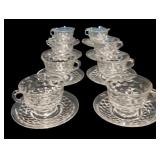 (8) Fostoria Cups & Saucers