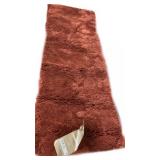 21 x 60 Brown Clay Rug (Priced $85)