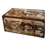 8.5 x 19.5 Zebra Animal Print Trunk