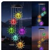 Solar Powered Sun Wind Chimes-Ready for Spring