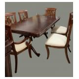 LCJS Dining Table & 8 Chairs