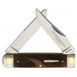 Winchester Brown Checkered Bone Trapper Knife