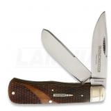 Winchester Brown Checkered Bone Trapper Knife