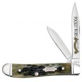 2021 Case XX Olive Green Jig Bone Peanut Knife