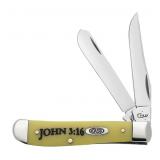 2021 Case XX John 3:16 Mini Trapper Pocket Knife