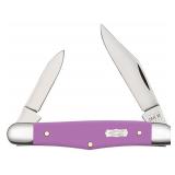 2021 Case XX Lilac Handle Ichthus Half Whittler