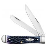 2021 Case XX Purple Jig Bone Large Trapper Knife