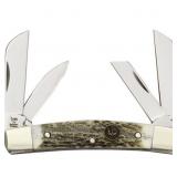 Hen & Rooster Deer Stag Congress Pocket Knife