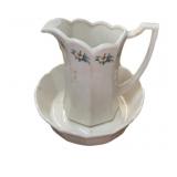 Vintage Nelson McCoy Pitcher & Bowl