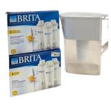 Brita Water Pitcher & 2 Boxes Filters